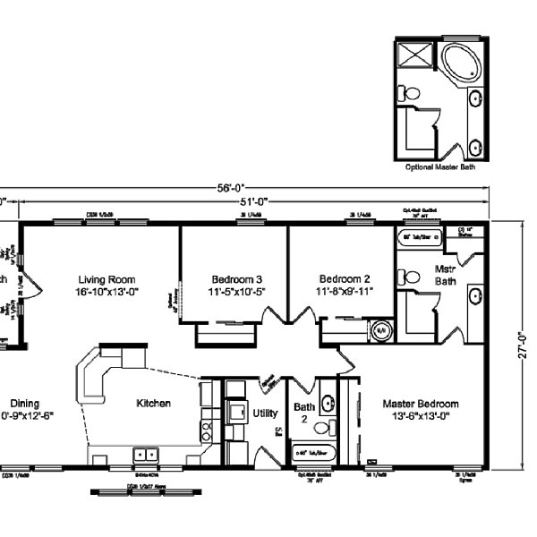 400 Series / The Sunset Bay 28563B-2 Layout 70573