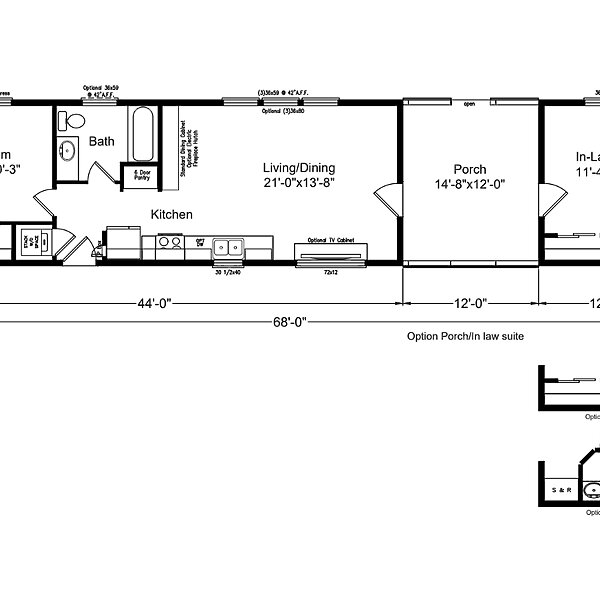 American Freedom Series / The Avanti PL15441V with In-Law Suite Layout 102029