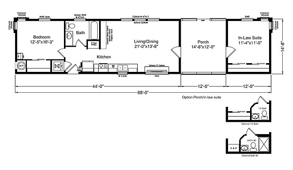 American Freedom Series / The Avanti PL15441V with In-Law Suite Layout 102029