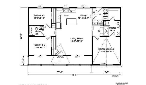American Dream Series / The Westwood 30483W Layout 116687