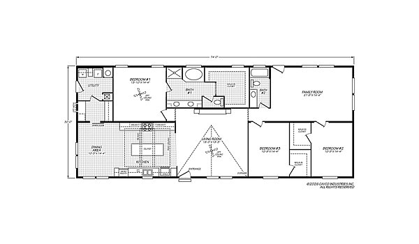Homes Direct / Farmhouse Plus 30743F Layout 149097