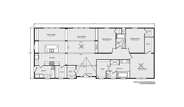 Homes Direct / Cade's Cove 30713A Layout 149101