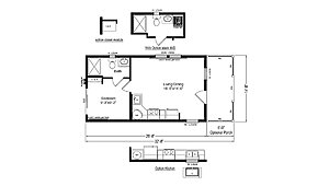ADU (HUD) / ADU Cottage 15331C Layout 149152
