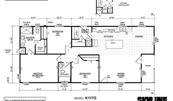 Sunset Ridge / K117G Layout 4280