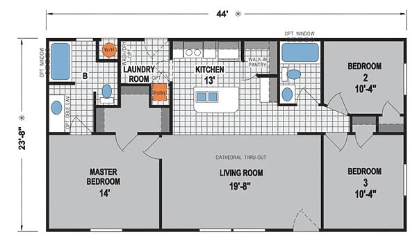 The Californian Series / The Montebello Layout 46940