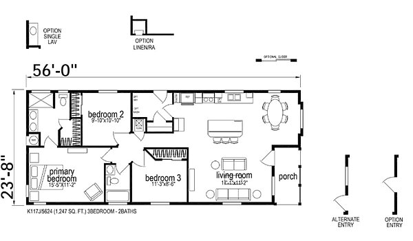 Sunset Ridge / K117J Layout 114470