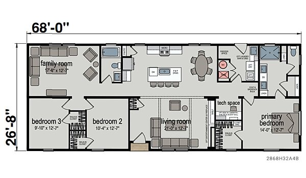 Altitude Series / Whitney 2868H32A4B Layout 116597