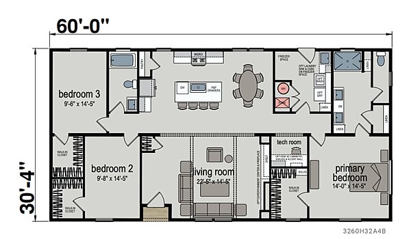 Altitude Series / Whitney 3260H32A4B Layout 116598