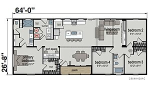 Altitude Series / Vista Villa 2864H42A4C Layout 116600