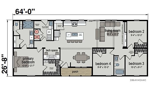 Altitude Series / Vista Villa 2864H42A4C Layout 116600