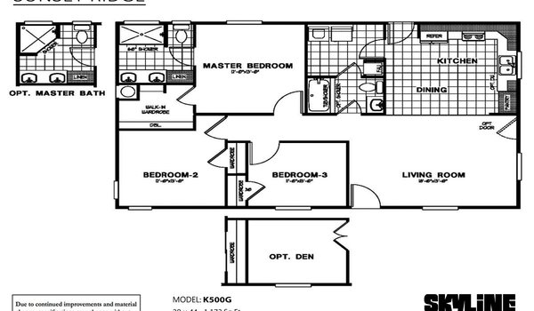 Sunset Ridge / K500G Layout 2503