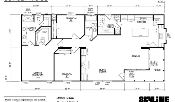 Sunset Ridge / K900 Layout 2801