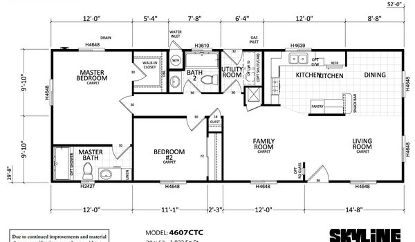 Amber Cove / 4607CTC Layout 2962