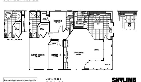 Sunset Ridge / K518G Layout 3066