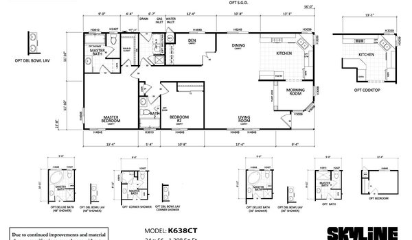 Amber Cove / K638CT Layout 3125