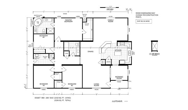 Custom Villa / B360CT Layout 3312