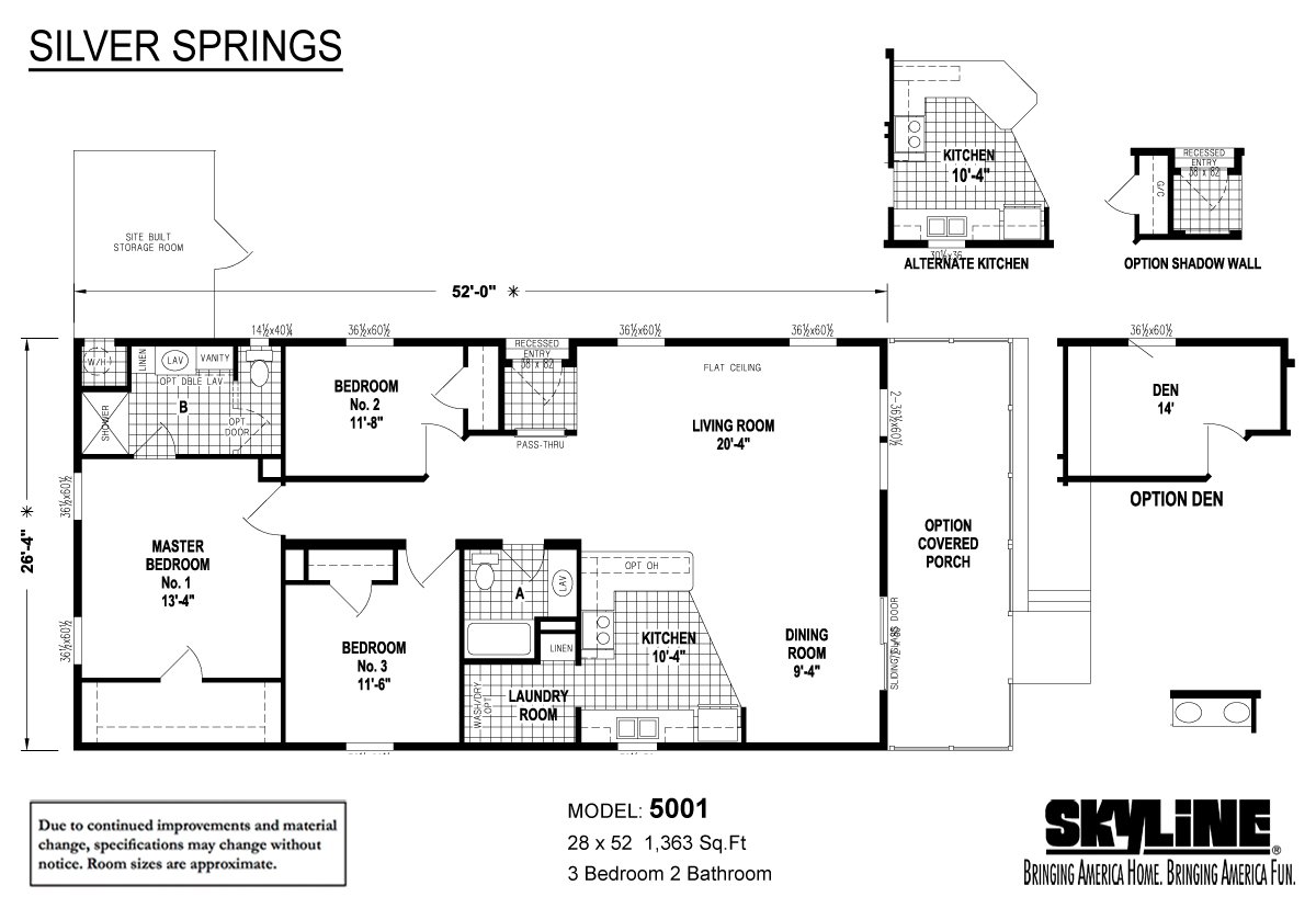 Silver Springs / 5001 by Skyline Homes
