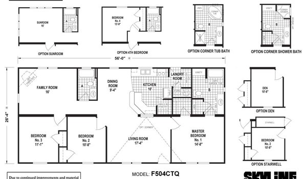 Sunwood / F504CTQ Layout 3724