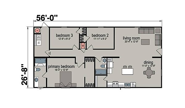 Lake Manor / Erie 2856H32P02 Layout 97413