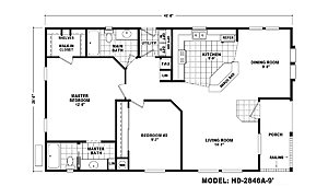 Homes Direct Value / HD-2846A-9 Layout 45496