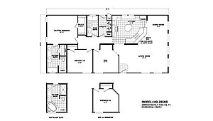 Homes Direct Value / HD-2856B Layout 45505