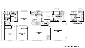 Homes Direct Value / HD-2856C-9 Layout 45508