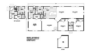 Homes Direct Value / HD-2860A-9 Layout 45511