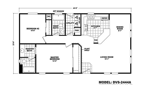 Durango Value / DVS-2444A Layout 45566