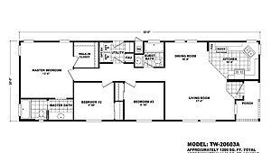 20' Wide Homes / TW-20603A Layout 60286
