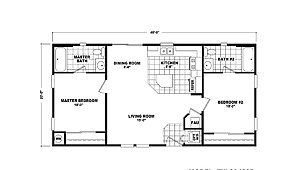 20' Wide Homes / TW-20402B Layout 60280