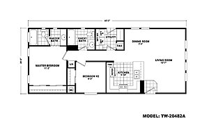 20' Wide Homes / TW-20482A Layout 60278