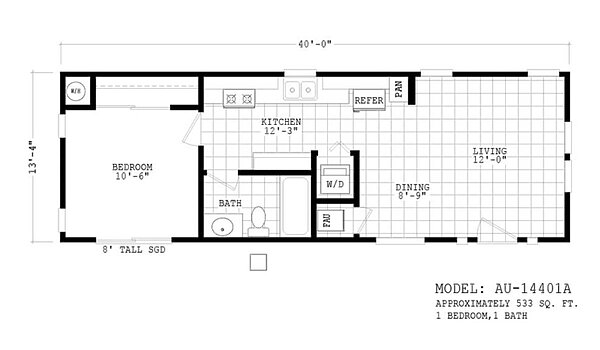 Accessory Dwellings / AU-14401A Layout 100125