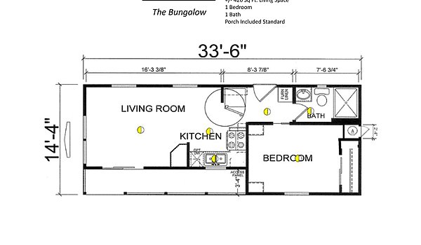 Custom Cottage / The Bungalow Layout 44040