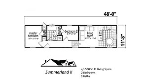 Custom Cottage / The Summerland II Layout 44043