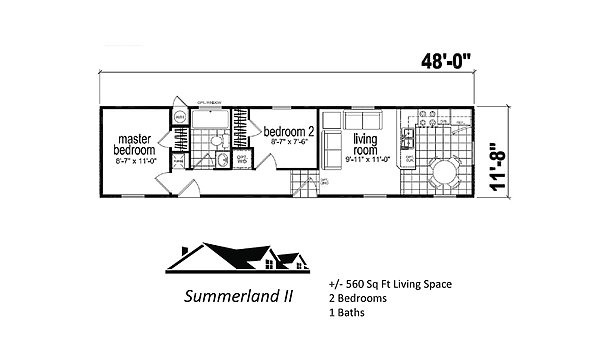 Custom Cottage / The Summerland II Layout 44043