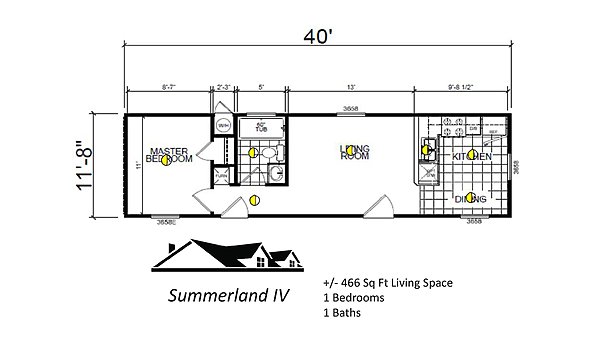 Custom Cottage / The Summerland IV Layout 44045