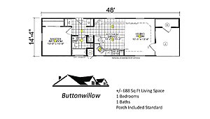 Custom Cottage / The Buttonwillow Layout 44048