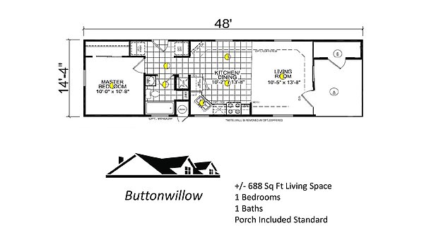 Custom Cottage / The Buttonwillow Layout 44048