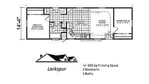 Custom Cottage / The Larkspur Layout 44049