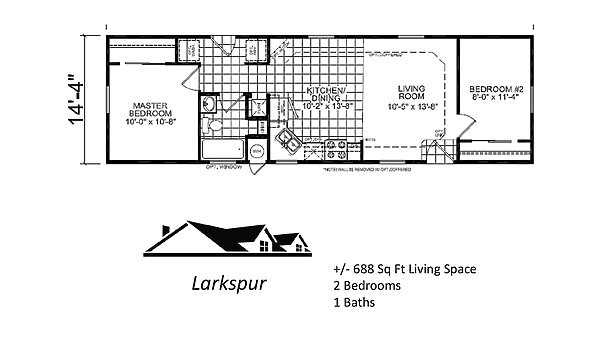 Custom Cottage / The Larkspur Layout 44049