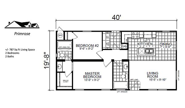 Custom Cottage / The Primrose Layout 44051