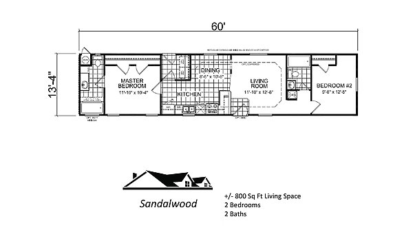 Custom Cottage / The Sandalwood Layout 44052