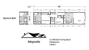 Custom Cottage / The Magnolia Layout 44054