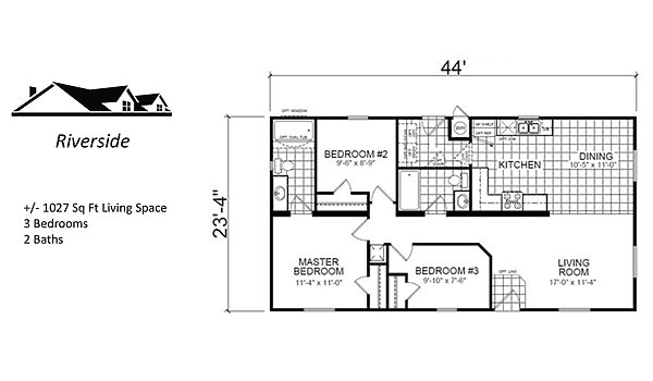 Custom Cottage / The Riverside Layout 44058