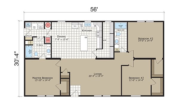 Hidden Creek Estates / HC6563P Layout 64398