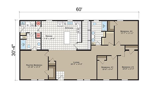 Hidden Creek Estates / HC6604P Layout 65010