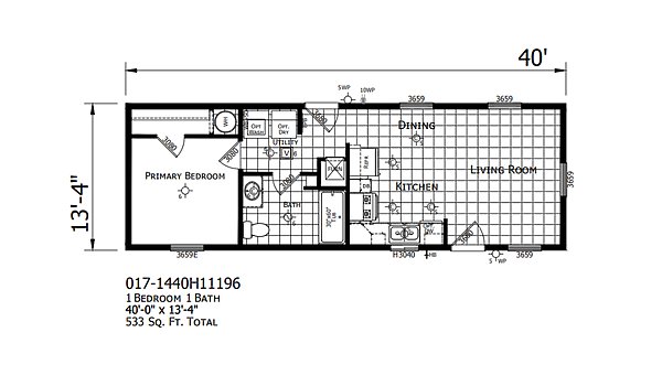 Winchester Series / 1440H11196 Layout 91675