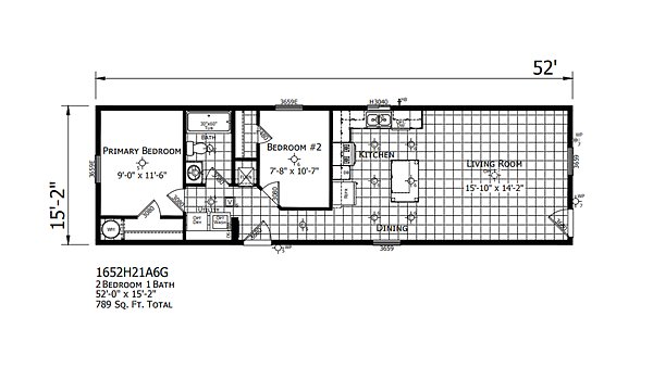 Winchester Series / 1652H21A6G Layout 91680