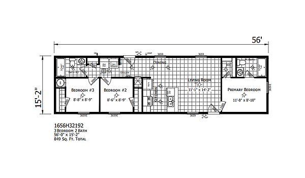 Winchester Series / 1656H32192 Layout 91681