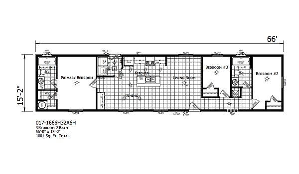 Winchester Series / 1666H32A6H Layout 91685